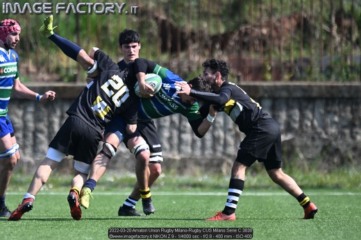 2022-03-20 Amatori Union Rugby Milano-Rugby CUS Milano Serie C 3838